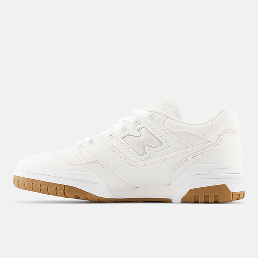 Men's New Balance 550 White Canvas Shoes