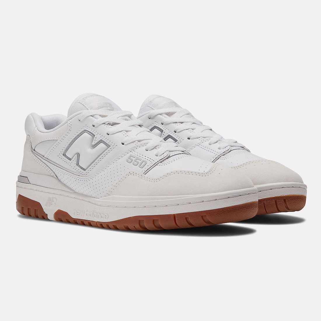 Men's New Balance 550 White Gum Shoes
