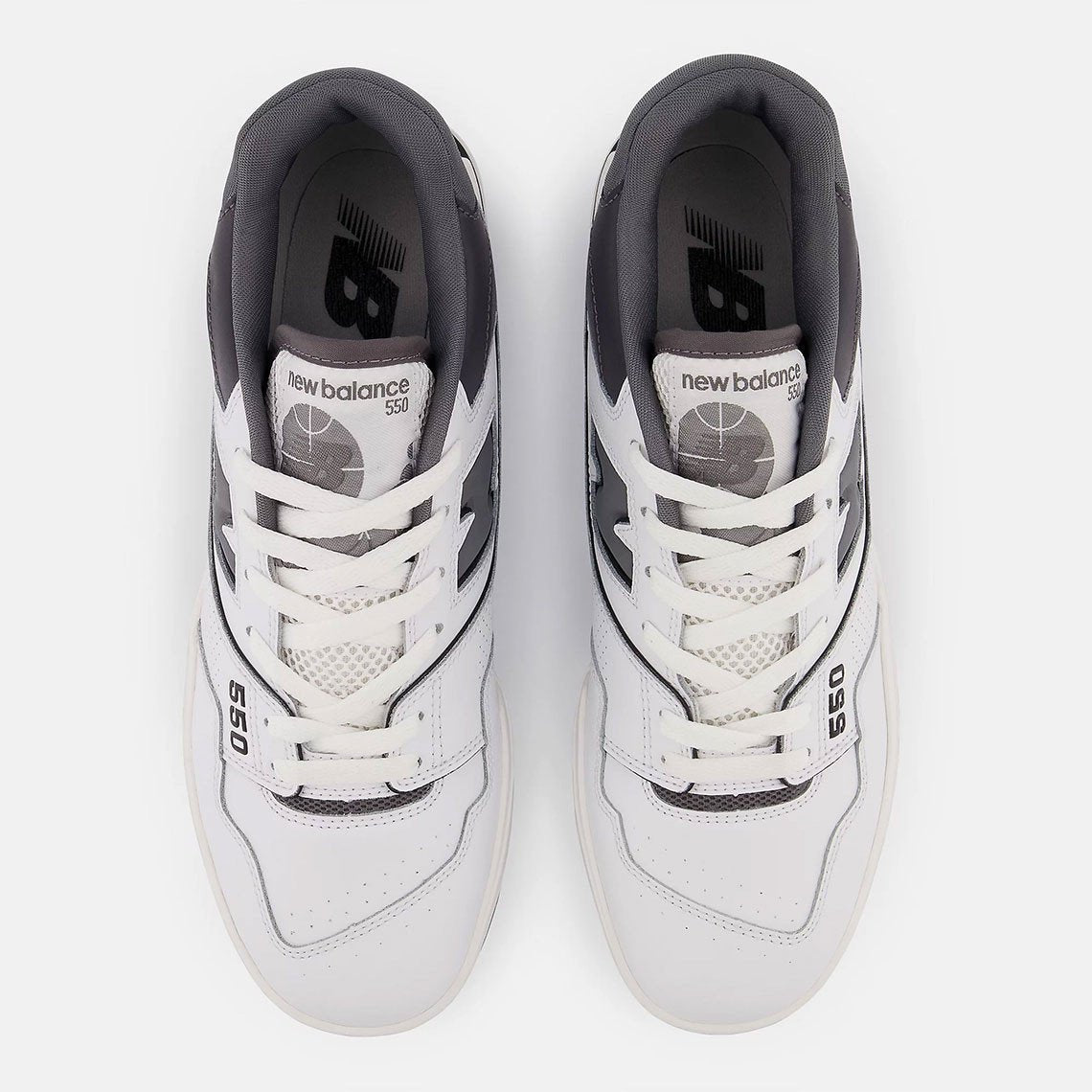Men's New Balance 550 White Grey Shoes