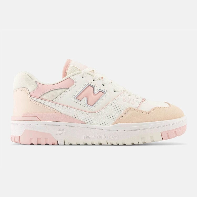 Men's New Balance 550 White Pink Shoes