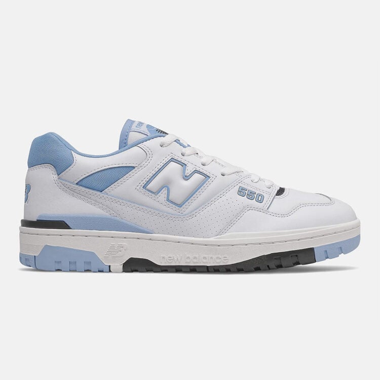 Men's New Balance 550 White Team Carolina Shoes