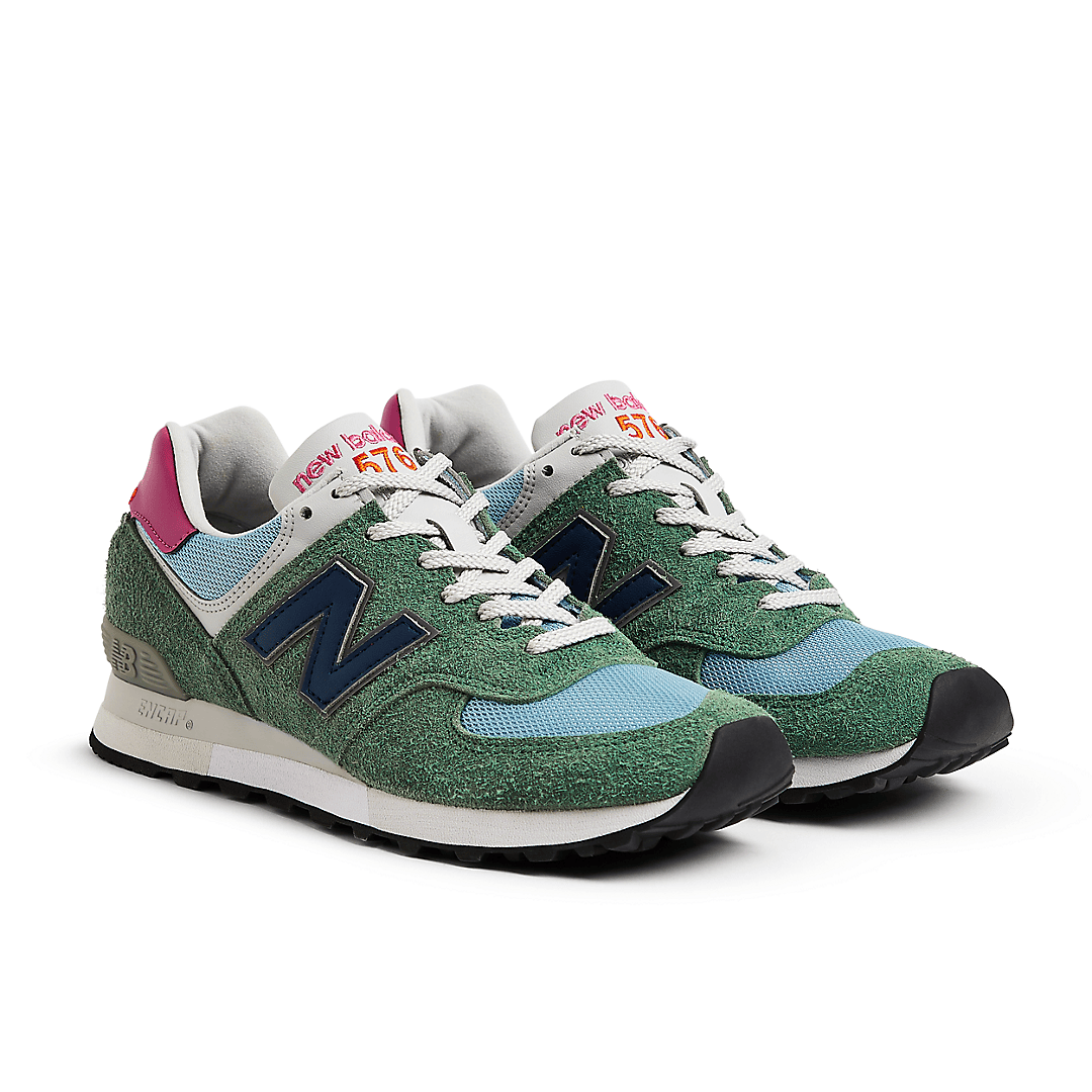 Men's New Balance 576 Green Stone Blue Shoes