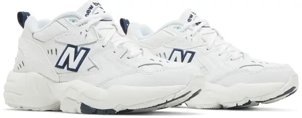 Men's New Balance 608 White Navy Shoes