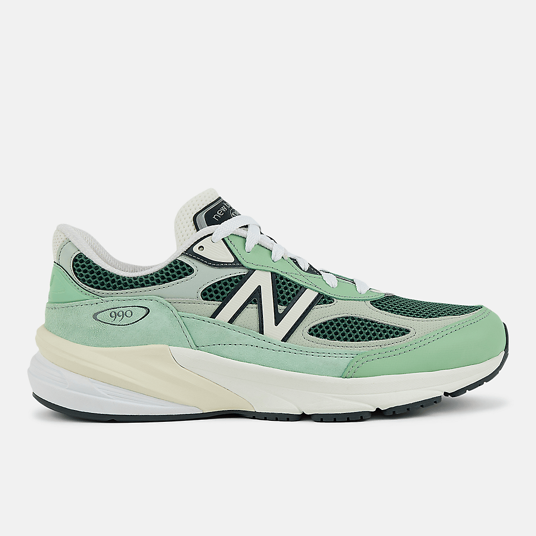 Men's New Balance 990v6 Avocado Natural Mint Shoes