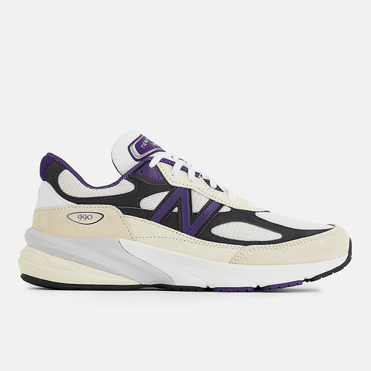 Men's New Balance 990v6 Black Plum Shoes