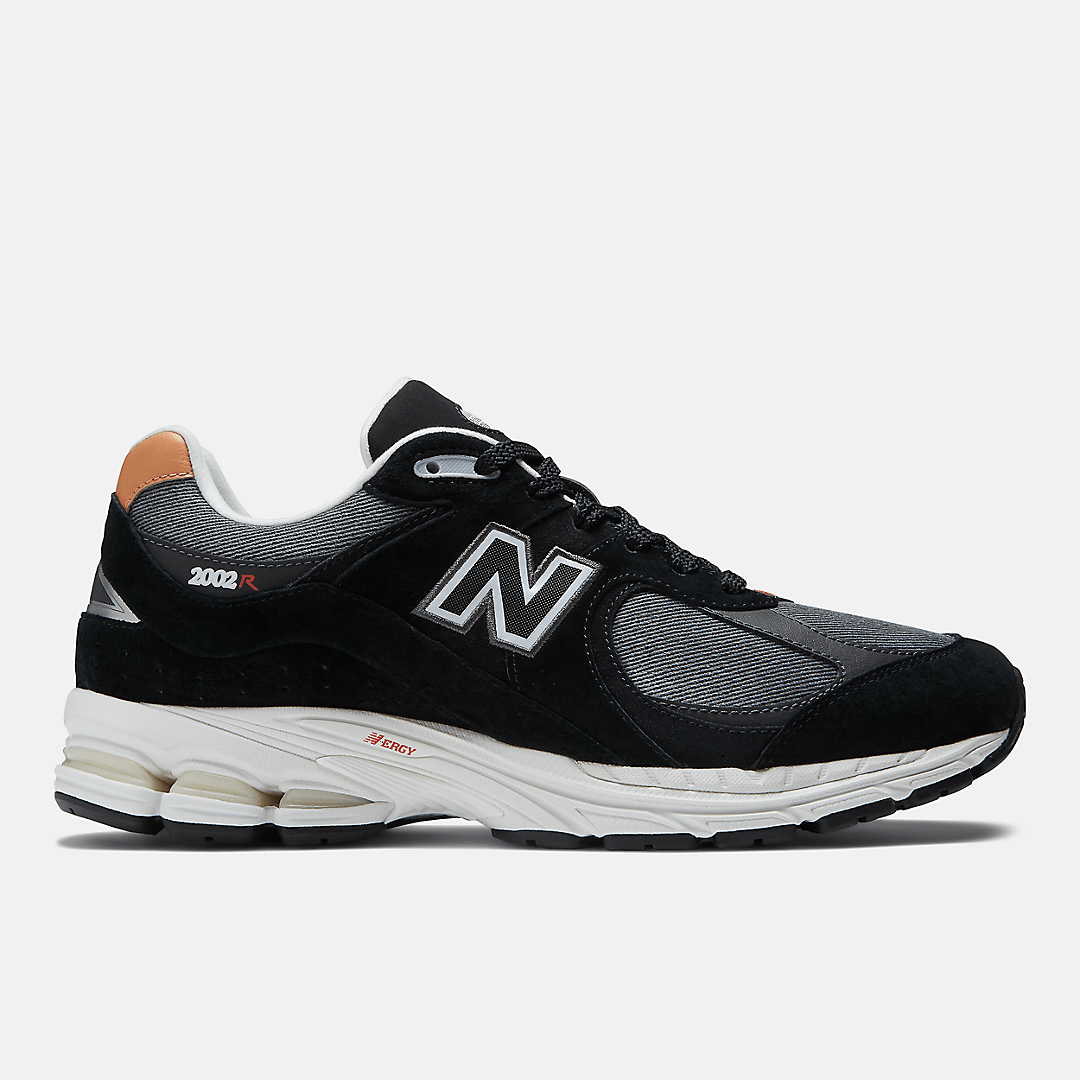 Men's New Balance 2002R Black Denim Shoes