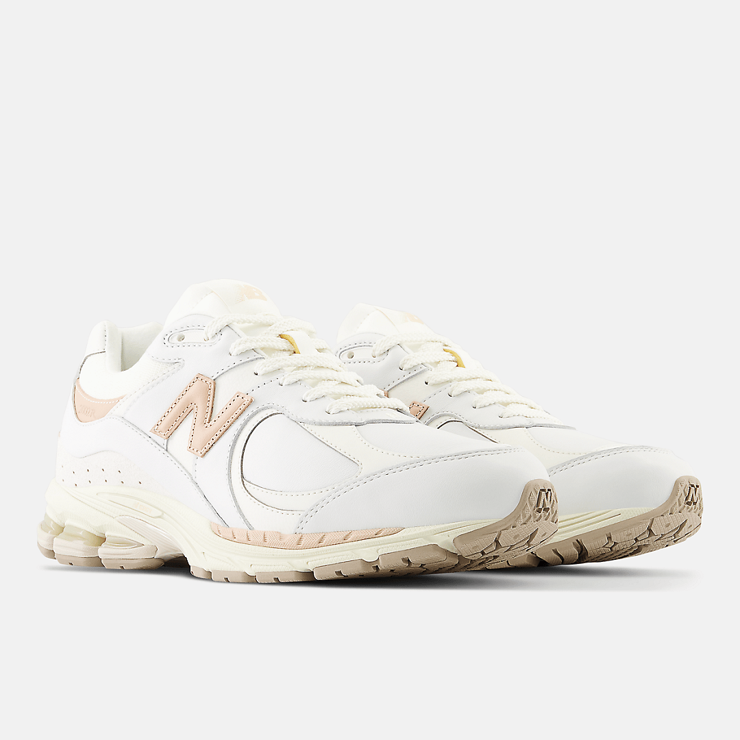 Men's New Balance 2002R White Tan Shoes
