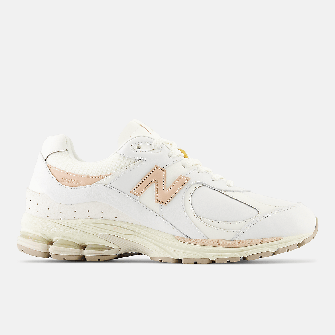 Men's New Balance 2002R White Tan Shoes