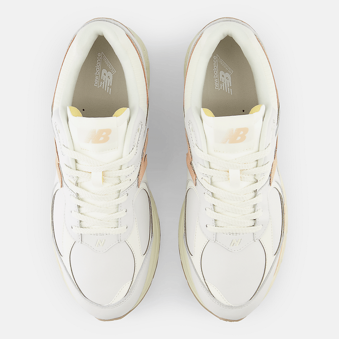 Men's New Balance 2002R White Tan Shoes