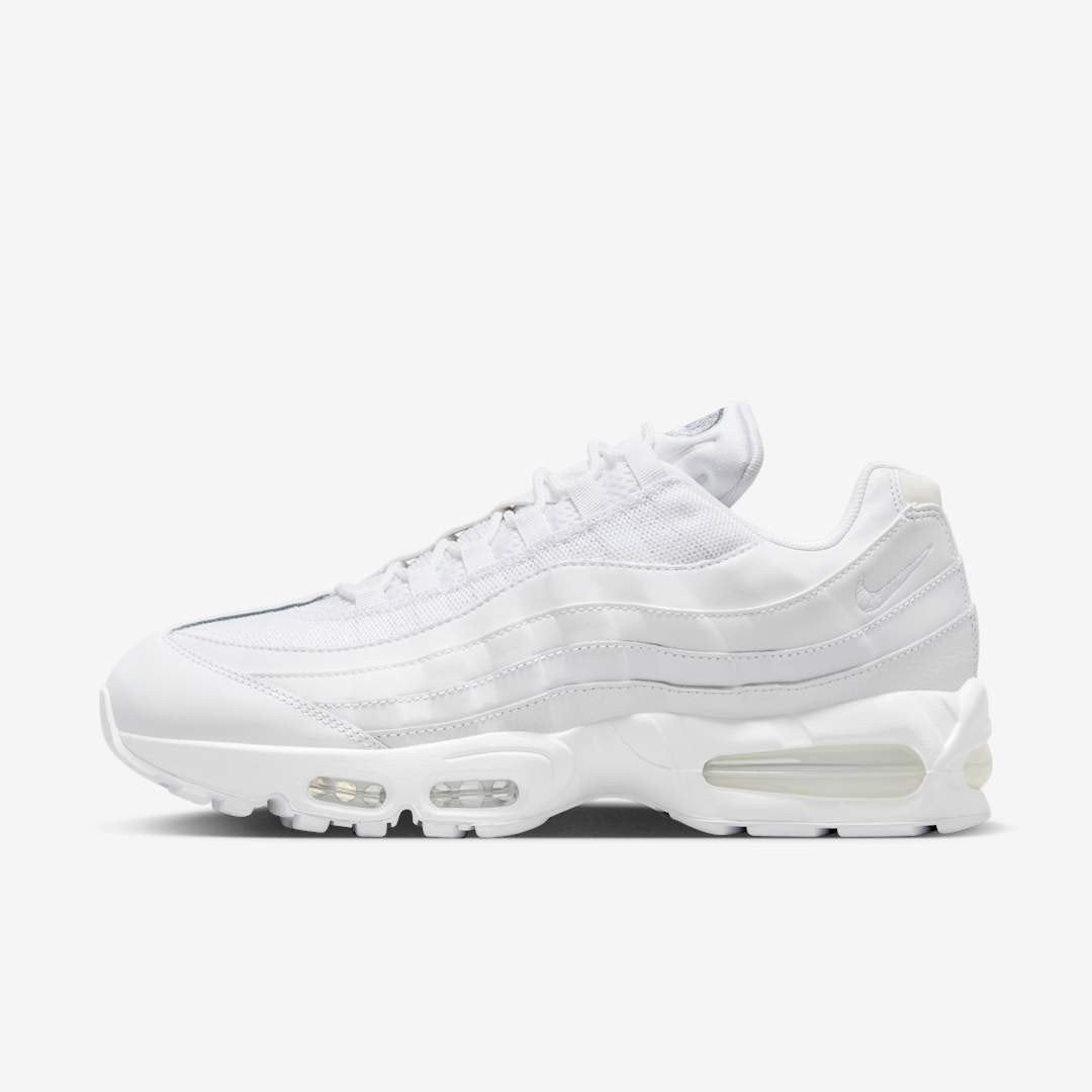 Men's Nike Air Max 95 Triple White Shoes
