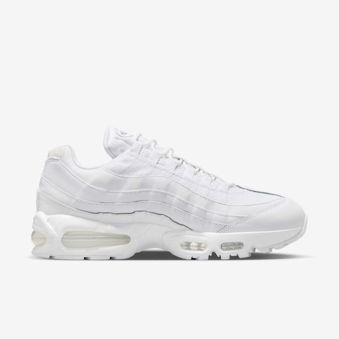 Men's Nike Air Max 95 Triple White Shoes