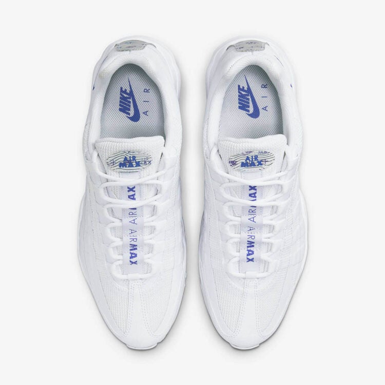 Men's Nike Air Max 95 White Royal Shoes