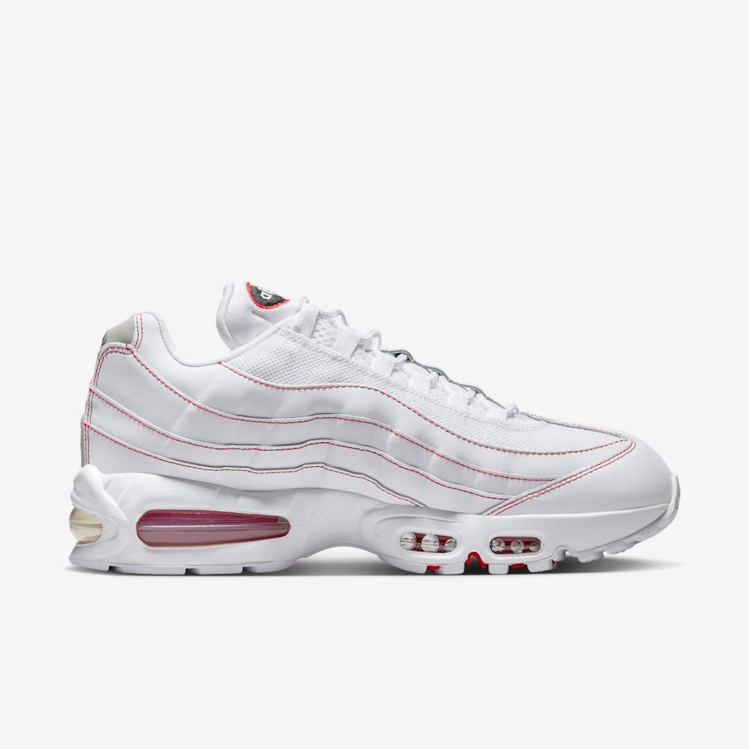 Men's Nike Air Max 95 White University Red Shoes