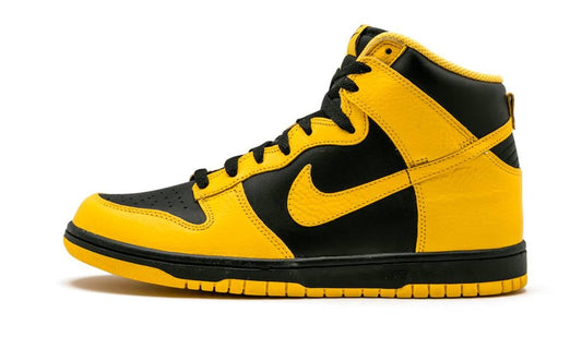 Men's Nike Dunk High Black Varsity Maize Shoes