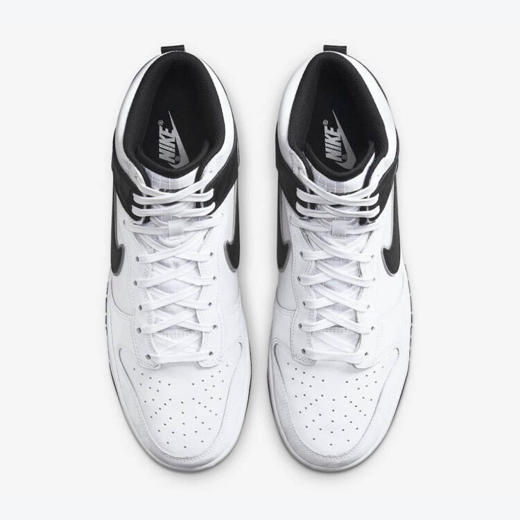 Men's Nike Dunk High Black-White Shoes