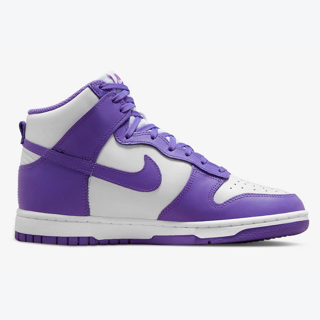 Men's Nike Dunk High Court Purple Shoes