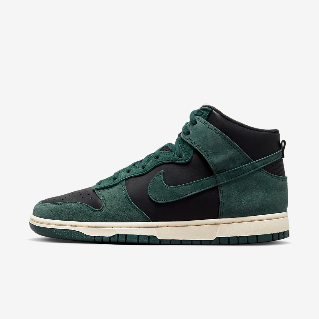 Men's Nike Dunk High Faded Spruce Shoes