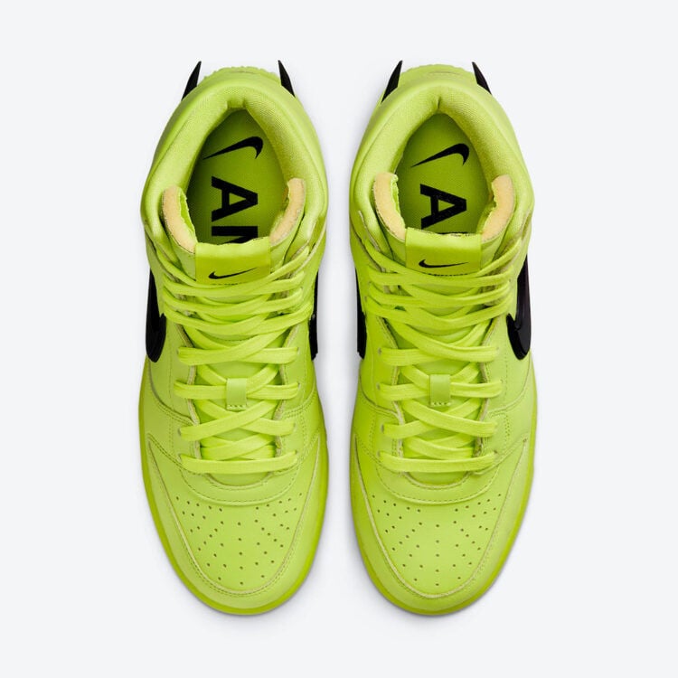 Men's Nike Dunk High Flash Lime Shoes