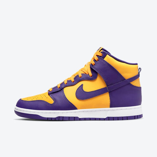 Men's Nike Dunk High Lakers Shoes
