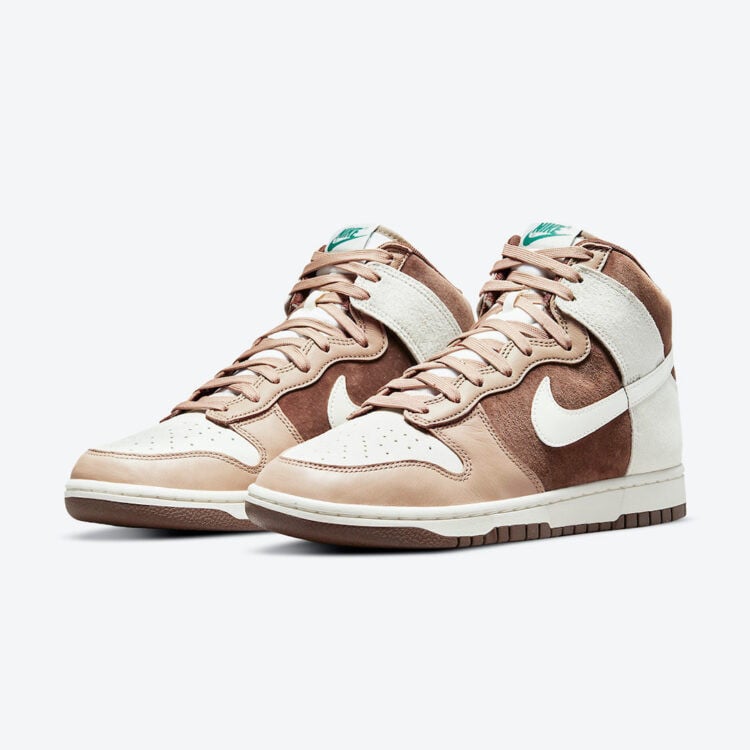 Men's Nike Dunk High Light Chocolate Shoes