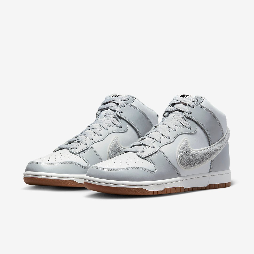 Men's Nike Dunk High Light Smoke Grey Shoes