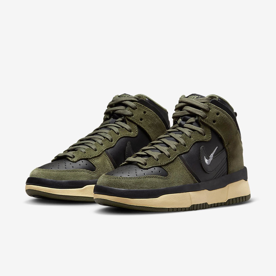 Men's Nike Dunk High Medium Olive Shoes