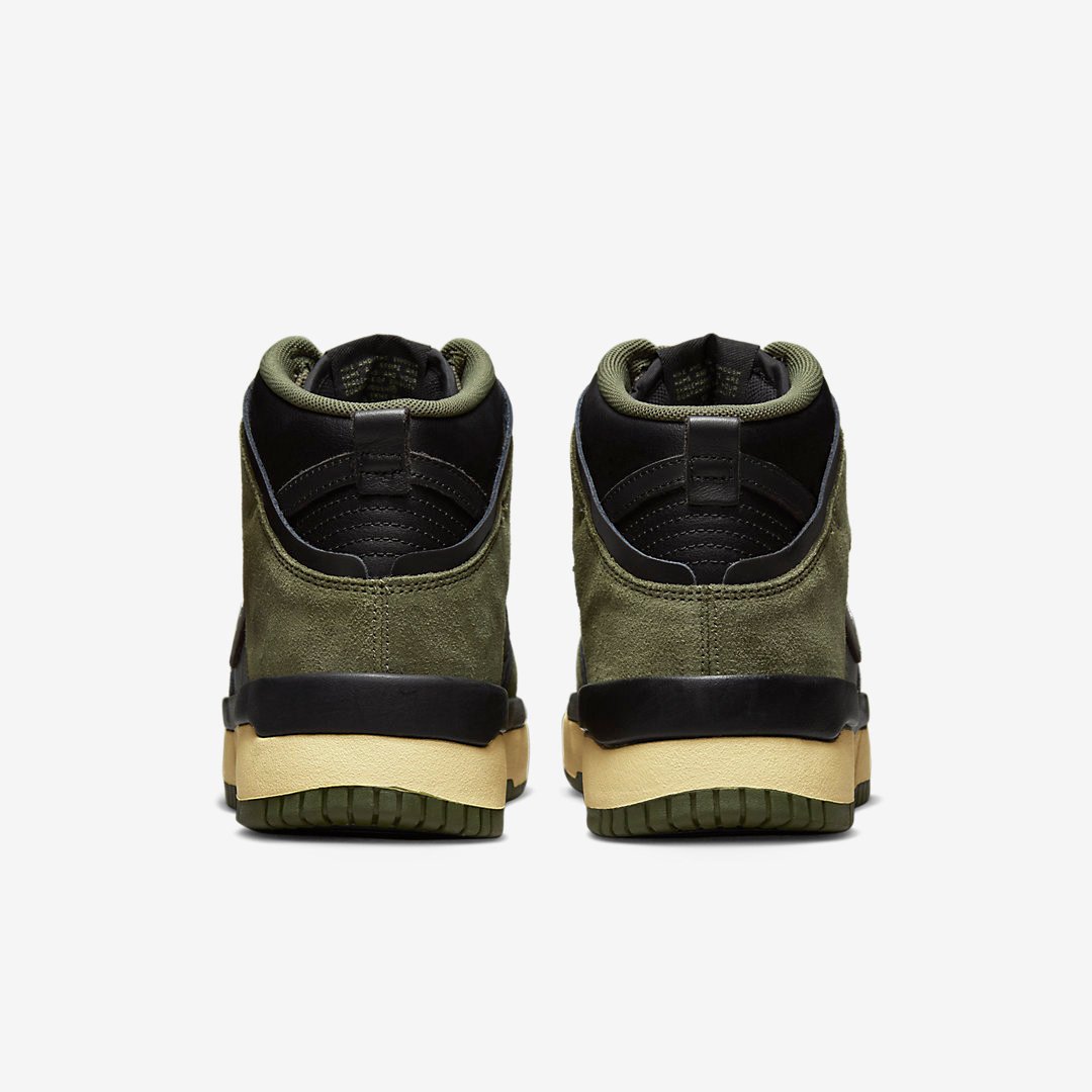 Men's Nike Dunk High Medium Olive Shoes
