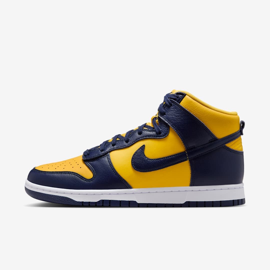 Men's Nike Dunk High Michigan Shoes