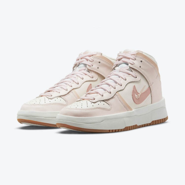Men's Nike Dunk High Pink Oxford Shoes
