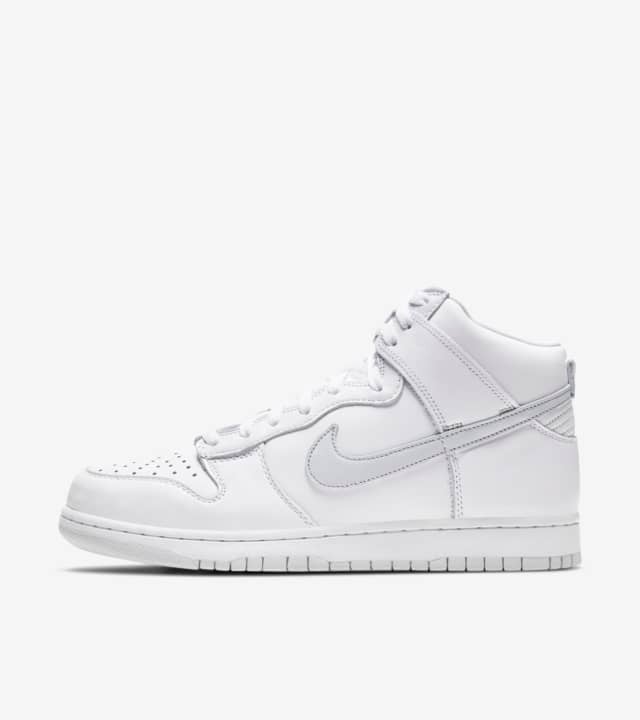 Men's Nike Dunk High Pure Platinum Shoes