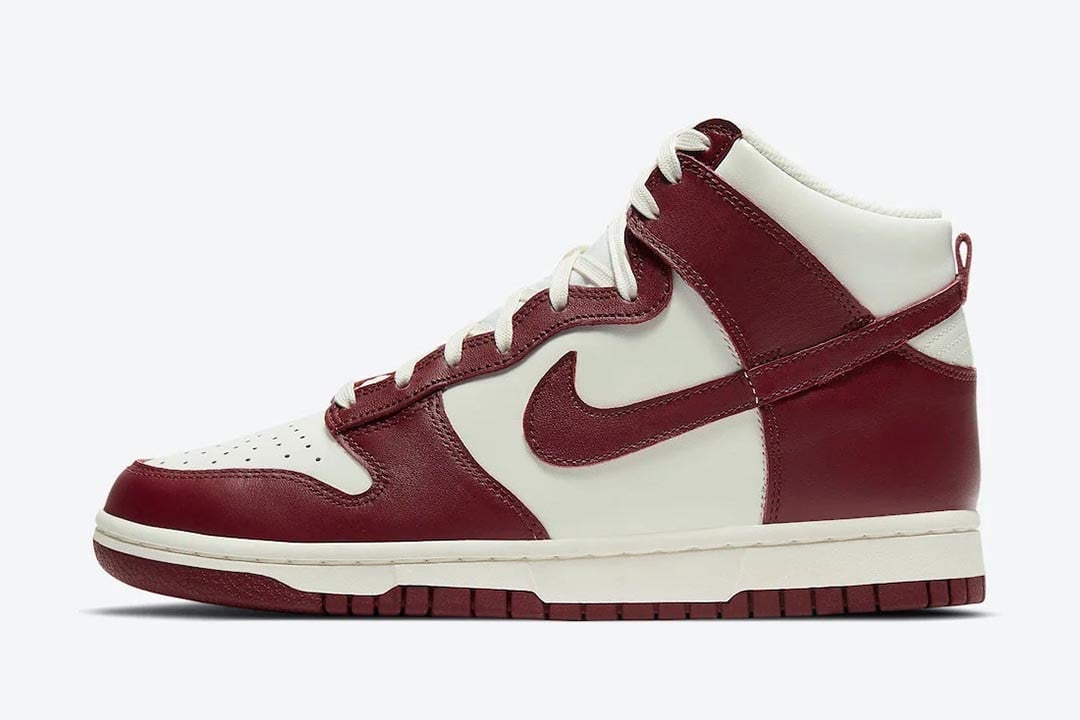 Men's Nike Dunk High Team Red Shoes