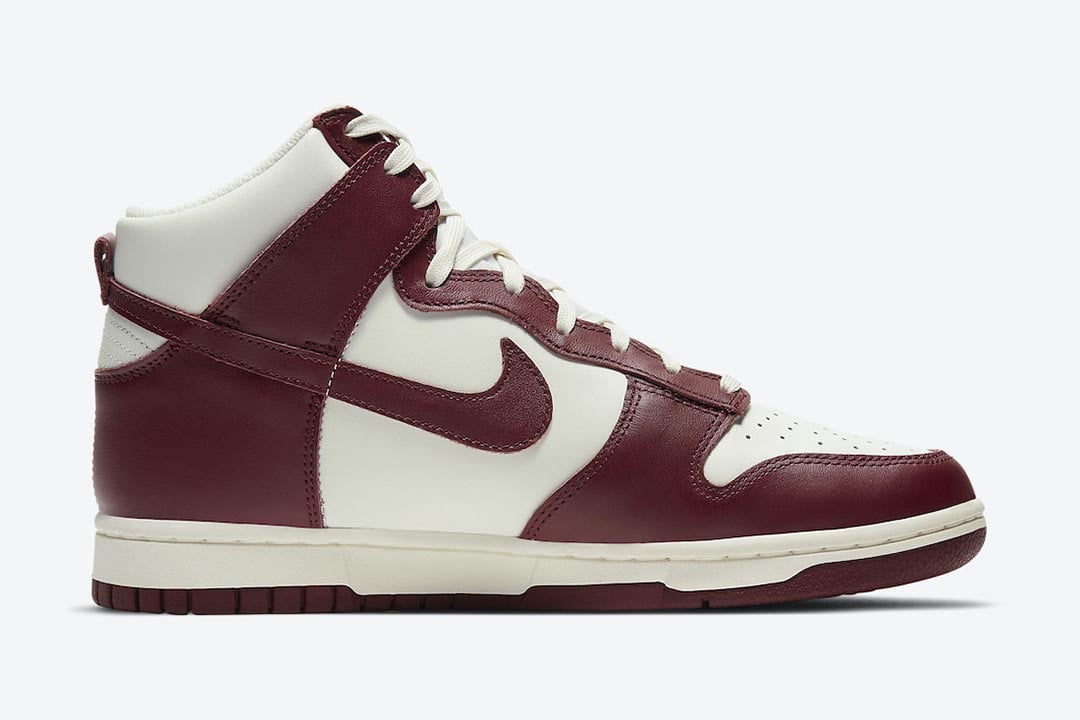 Men's Nike Dunk High Team Red Shoes