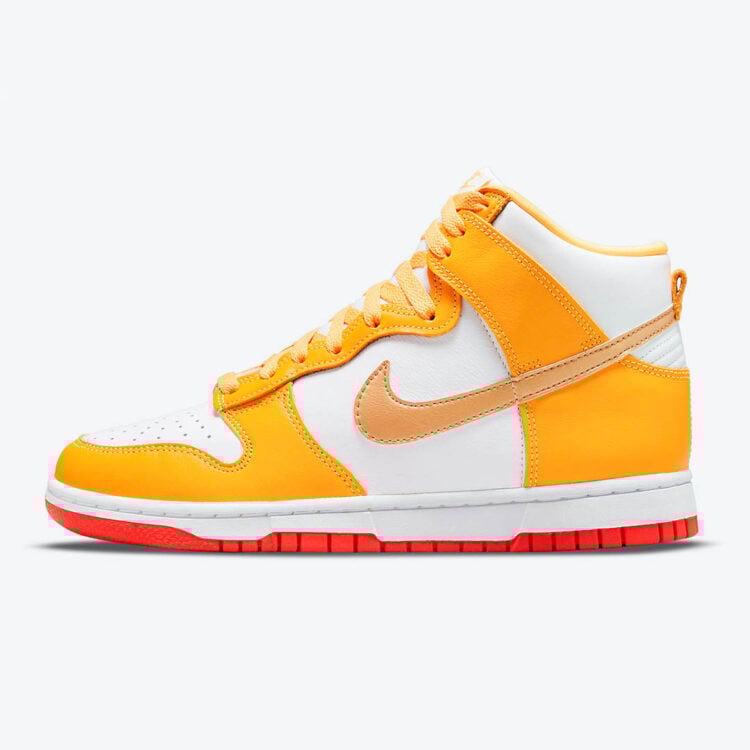 Men's Nike Dunk High University Gold Shoes