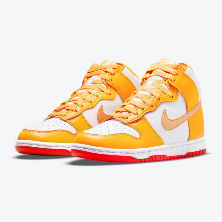 Men's Nike Dunk High University Gold Shoes