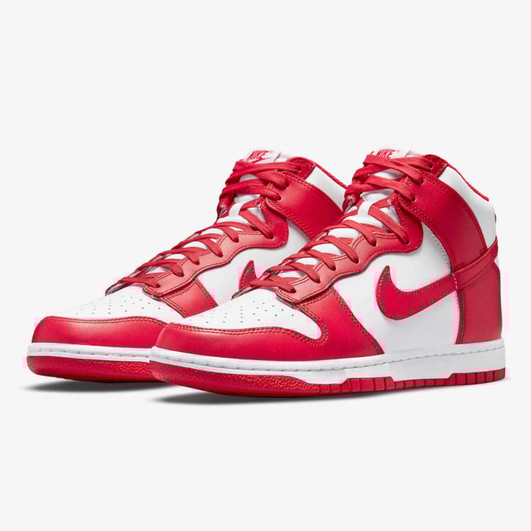 Men's Nike Dunk High University Red Shoes