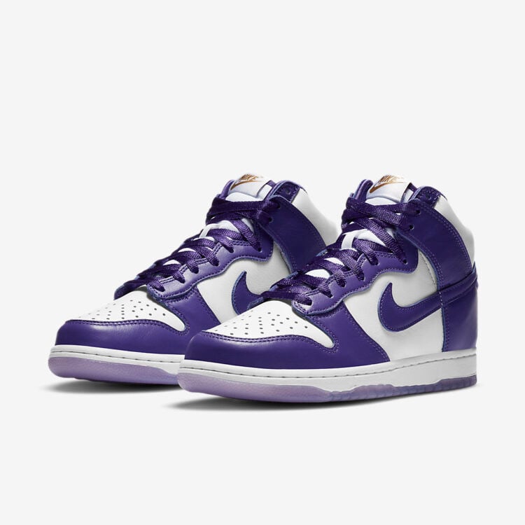 Men's Nike Dunk High Varsity Purple Shoes