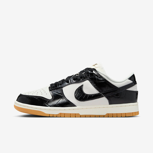Men's Nike Dunk Low Black Croc Shoes