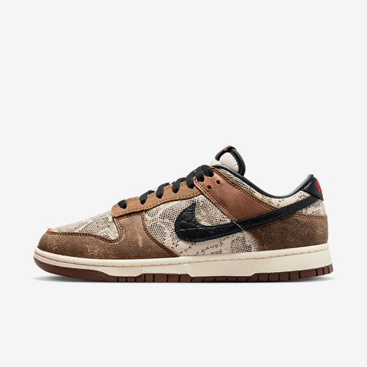 Men's Nike Dunk Low Black-Ale Brown Shoes