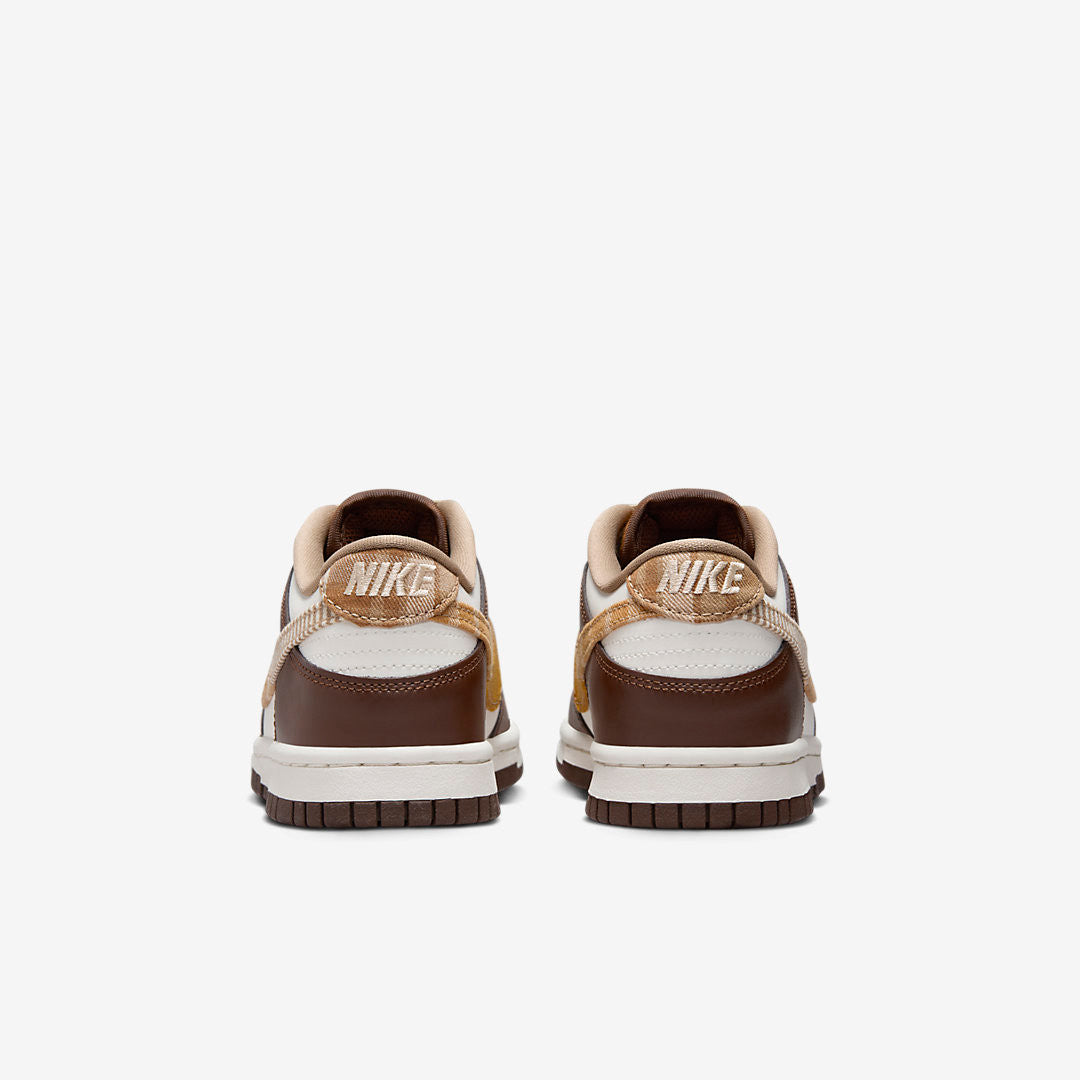Men's Nike Dunk Low Brown Plaid Shoes
