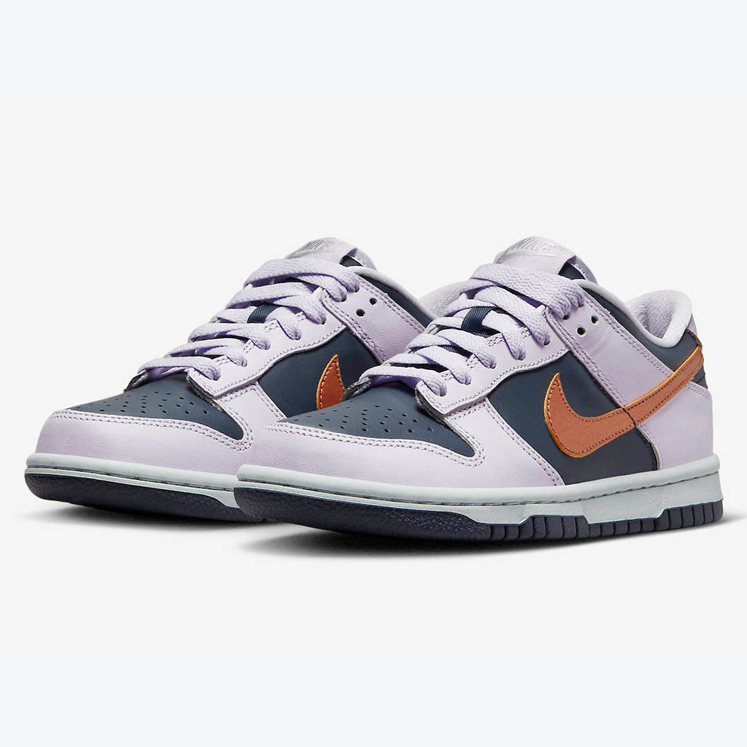 Men's Nike Dunk Low Copper Swoosh Shoes
