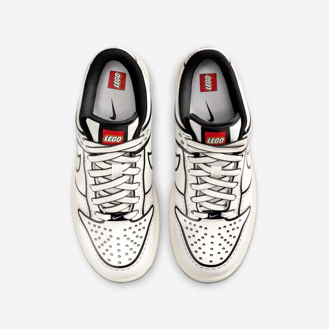 Men's LEGO x Nike Dunk Low GS 'Sail' Shoes