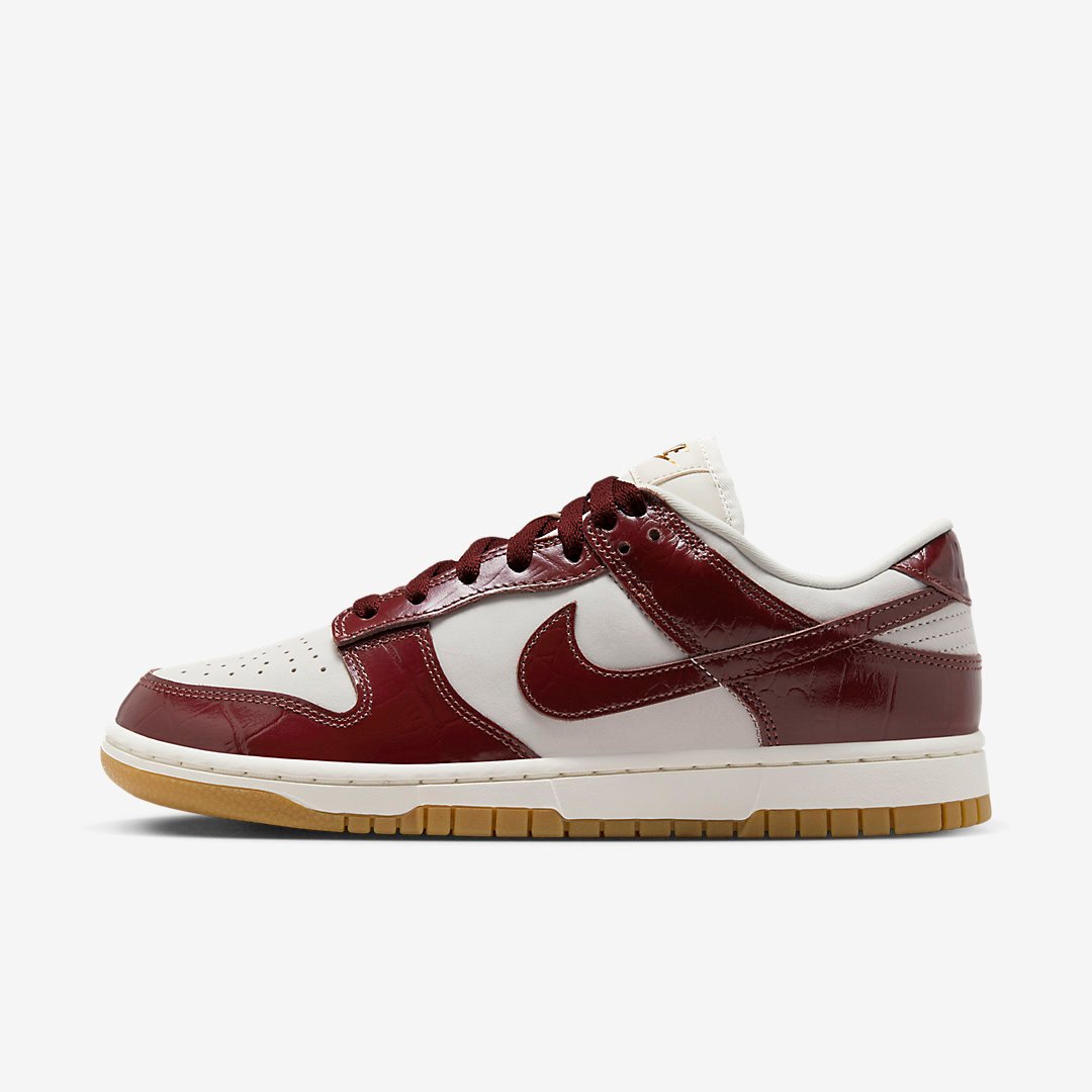 Men's Nike Dunk Low 'Team Red Croc' Shoes