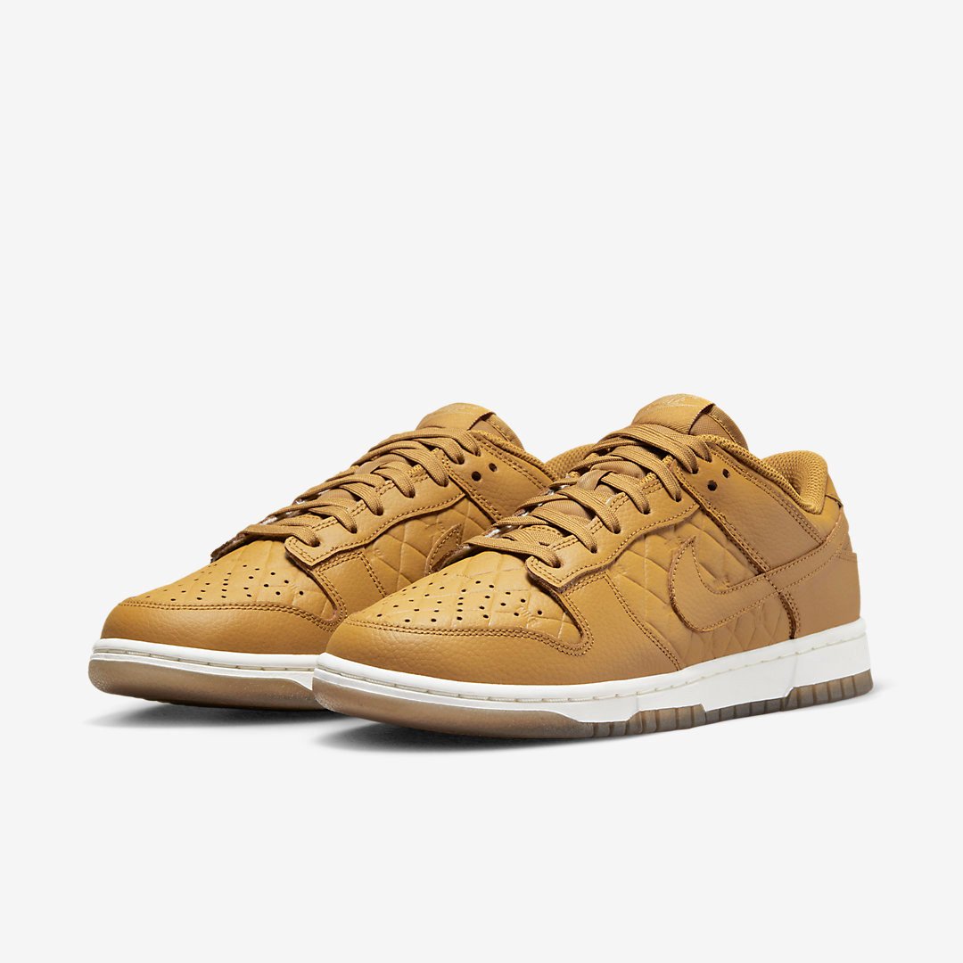 Men's Nike Dunk Low 'Wheat and Gum Light Brown' Shoes