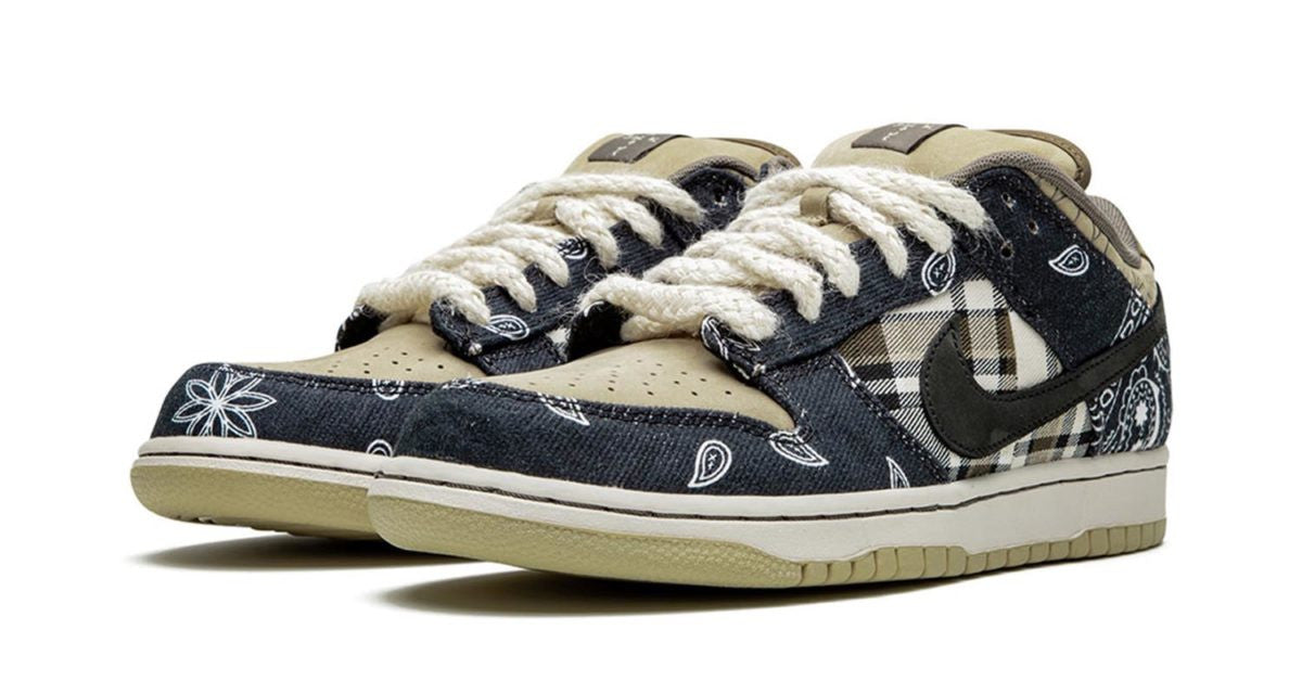 Men's Travis Scott x Nike SB Dunk Low Shoes