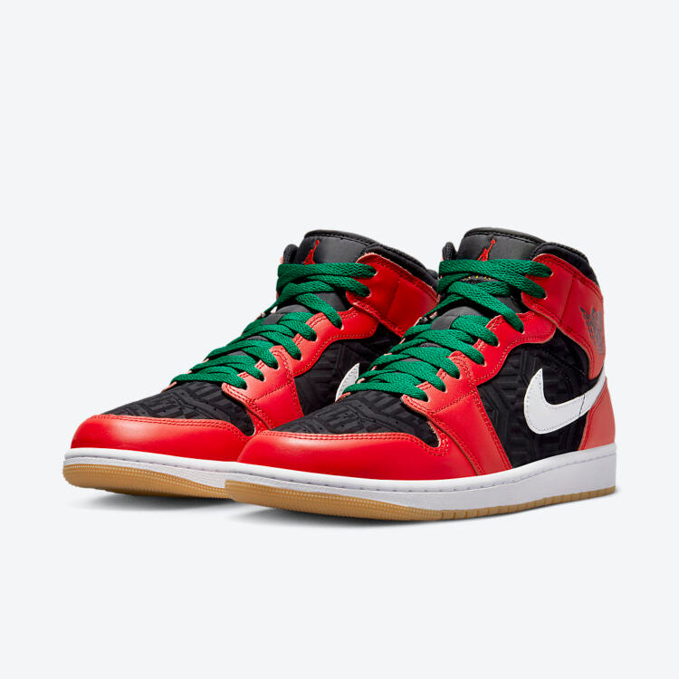 Men's Air Jordan 1 Mid 'Christmas' Shoes
