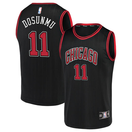 Ayo Dosunmu Chicago Bulls 2025 Statement Edition Jersey - Black