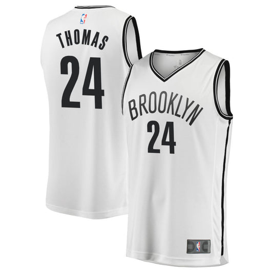 Cam Thomas Brooklyn Nets 2025 Fast Break Association Edition Jersey - White