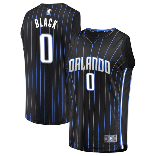 Anthony Black Orlando Magic 2025 Fast Break Icon Edition Jersey - Black