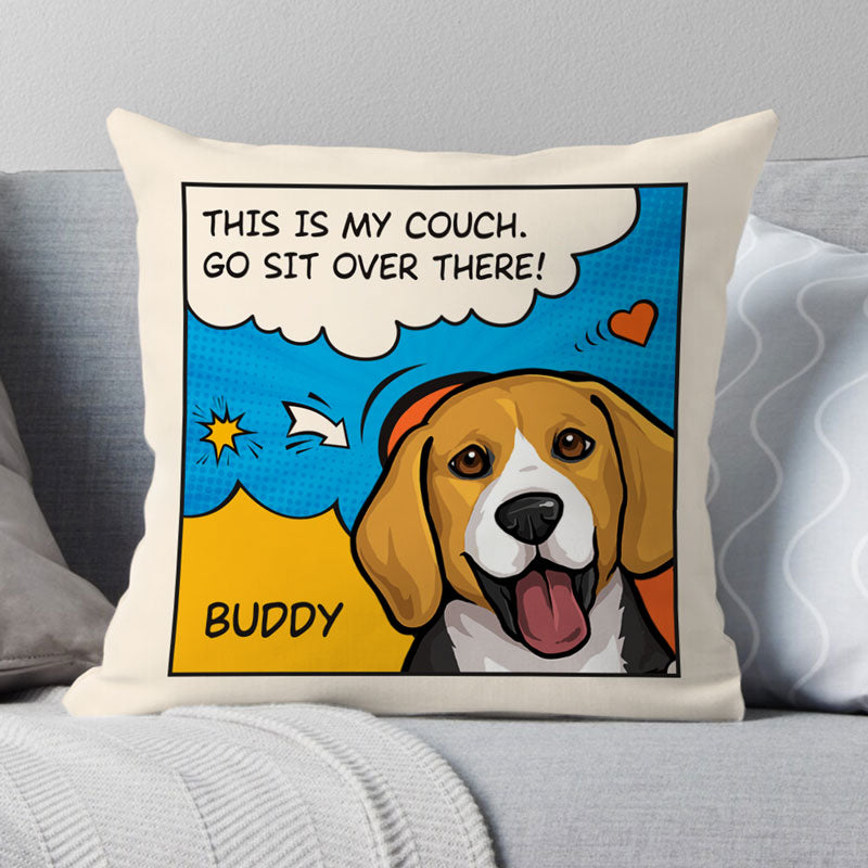 This Is Our Couch Sit Over There Comics Style Custom Gift For Pet Lovers