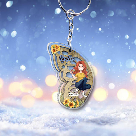 Bestie Forever - Personalized Bestie Keychain